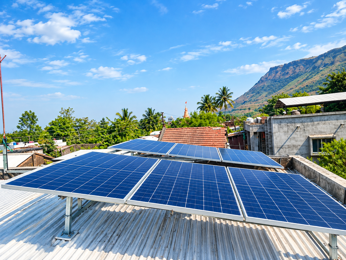 Residential Solar Power Plant